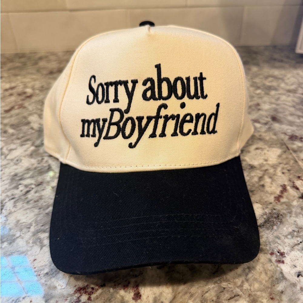NWT Sorry About My Boyfriend Hat